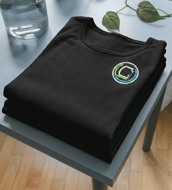 T-shirt d'équipe Les Cordistes Urbains avec logo brodé