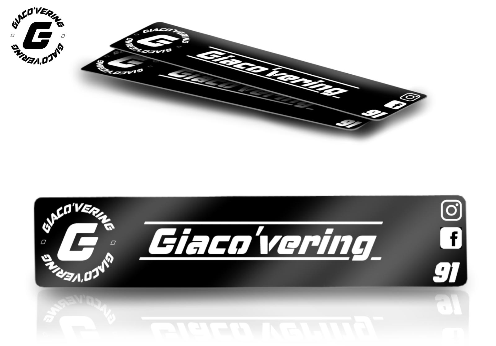 Plaques d'immatriculation personnalisées GiaCovering