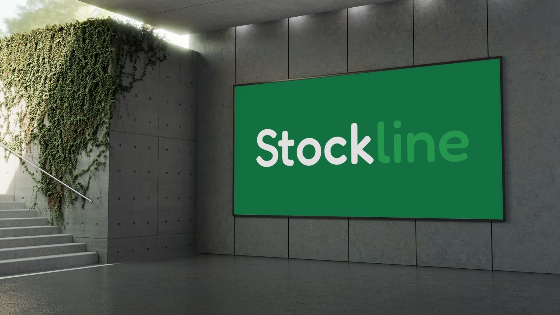 Signalétique grand écran de la marque Stockline