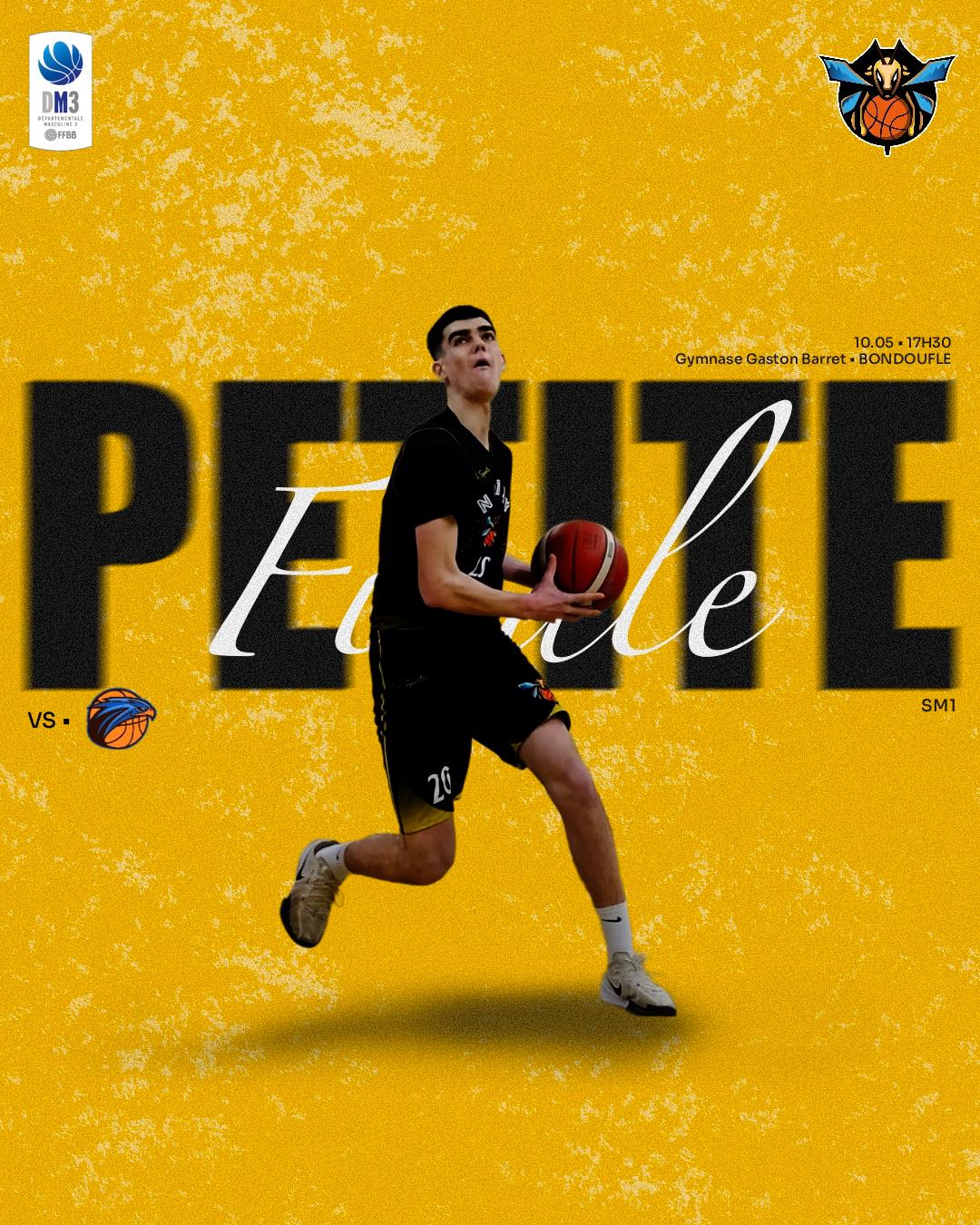 Visuel Petite Folle du club de basket AS Nozay